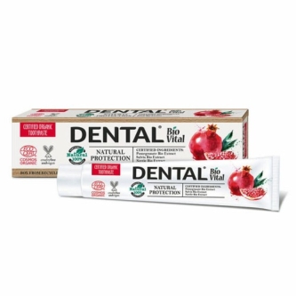 DENTAL Bio Vital, Pasta do zębów - Granat, 75ml, Rubella